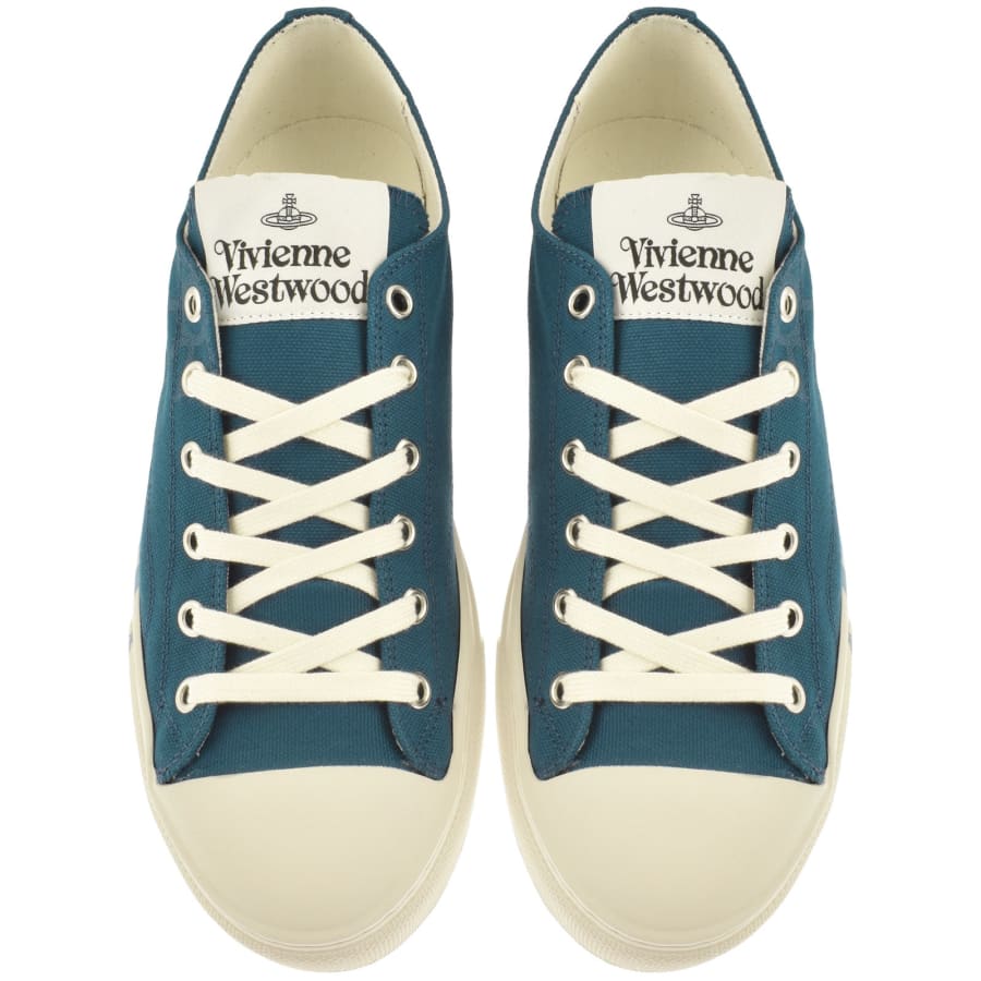 Vivienne Westwood Plimsoll Low Top Trainers Blue Mainline Menswear United States
